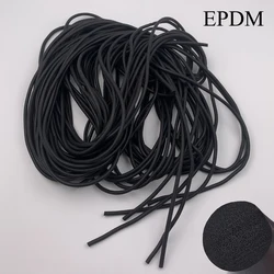 1.5mm 2mm 3mm 4mm 5mm 6mm OD Outside Diameter EPDM Rubber Door Car Damper Sponge Rope Round O Ring Solid Foaming Sealing Strip