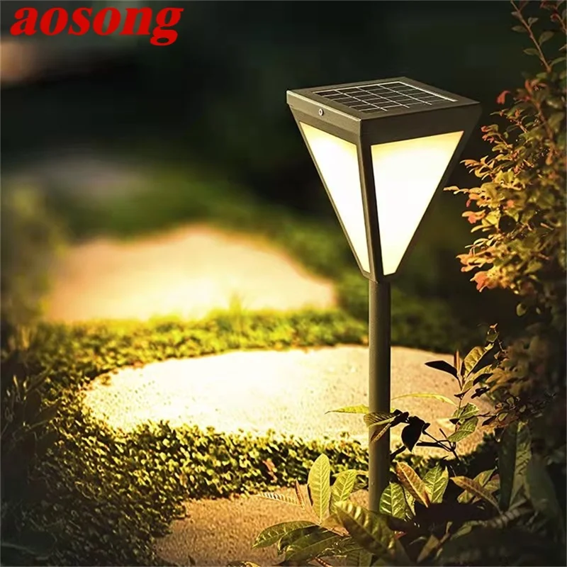 

AOSONG Modern Creative Outdoor Lawn Lamp Light Classical Waterproof Home for Villa Path Garden Decoration