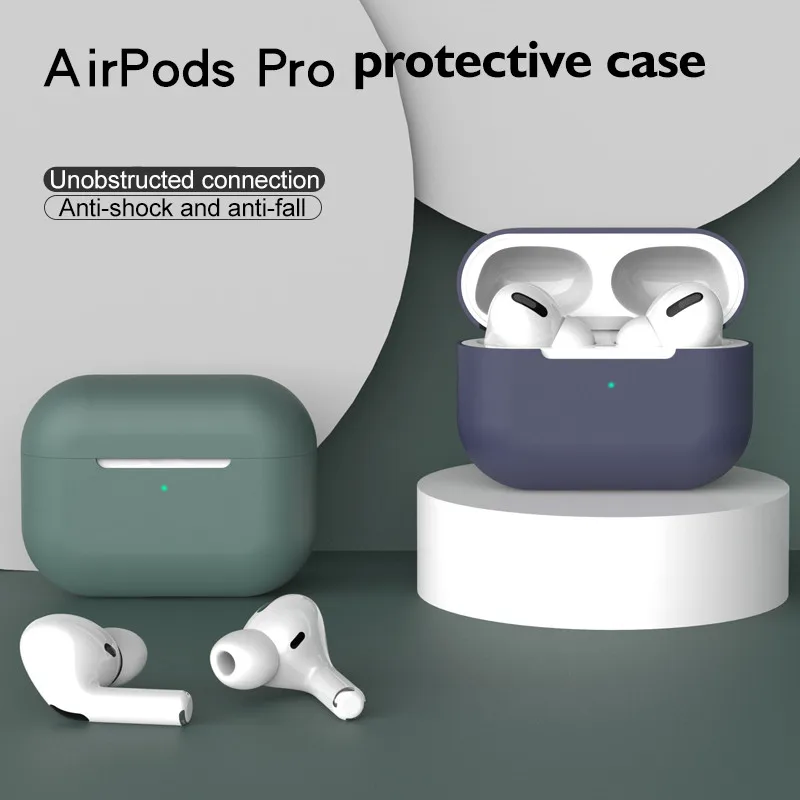 Juste en silicone pour Apple Airpods Pro, Airpods 3, peau autocollante, étuis pour écouteurs Bluetooth avec crochet, accessoires de protection