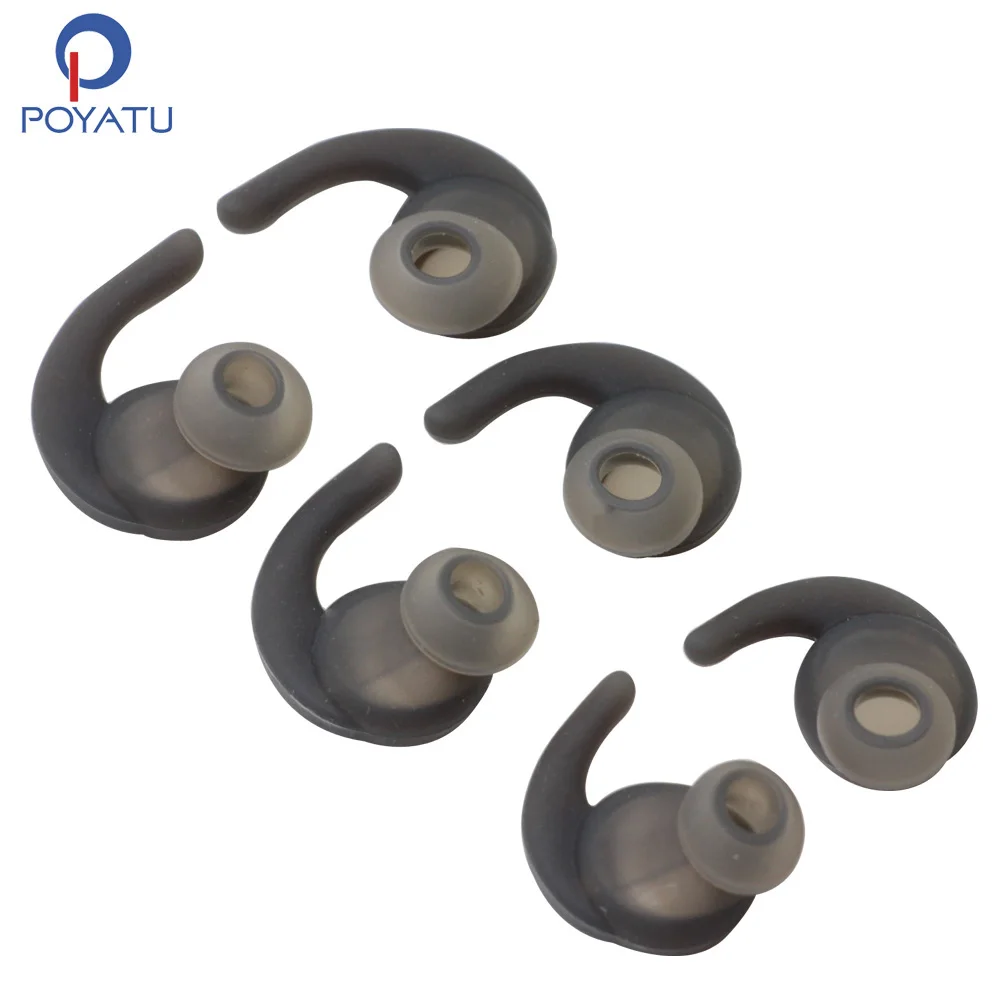 POYATU في الأذن نصائح ل JBL T280BT سيليكون الأذن نصائح ل JBL تعكس BT سيليكون سماعات الأذن S/M/L كم 3 أزواج