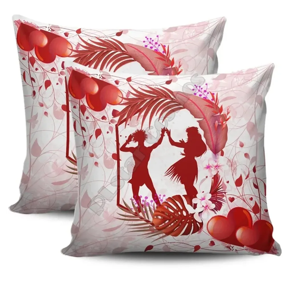 Hawail Hummingbird Hibiscus Tropical Pillow Covers Pillowcases Throw Pillow Cover Home Decoration Double-sided Printing