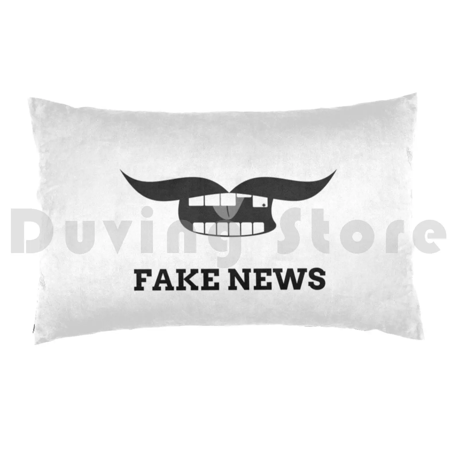 White Fake News Face Pillow Case DIY 50*70 Fake News Fake News Fake News Trump Fake News