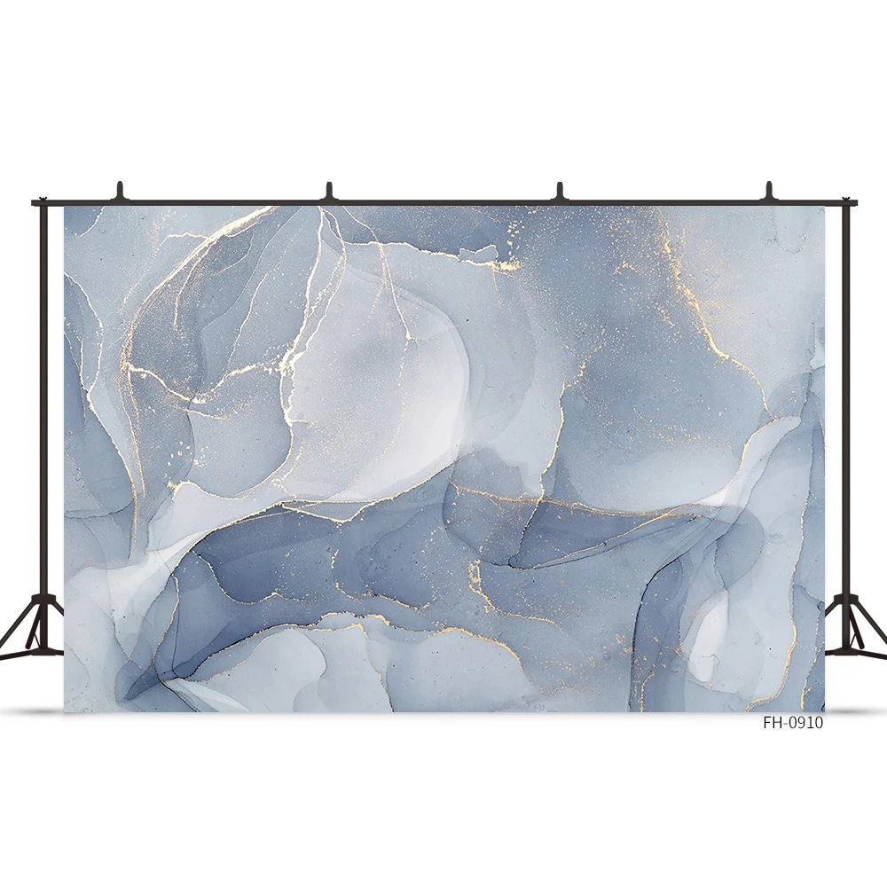 Gilt Marble Pattern Surface Stone Wall Abstract Vinyl Backdrops Baby Shower Newborn Portrait Photo Studio Photography Background