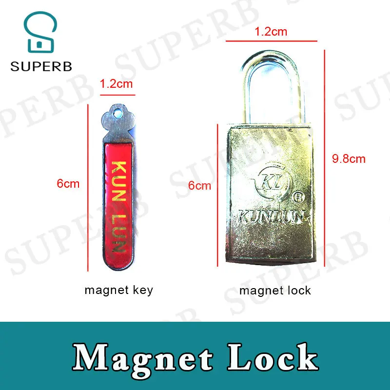 Magnet lock prop for escape room new magnet key lock Real life escape mysterious room game prop from combination lock Mechanical