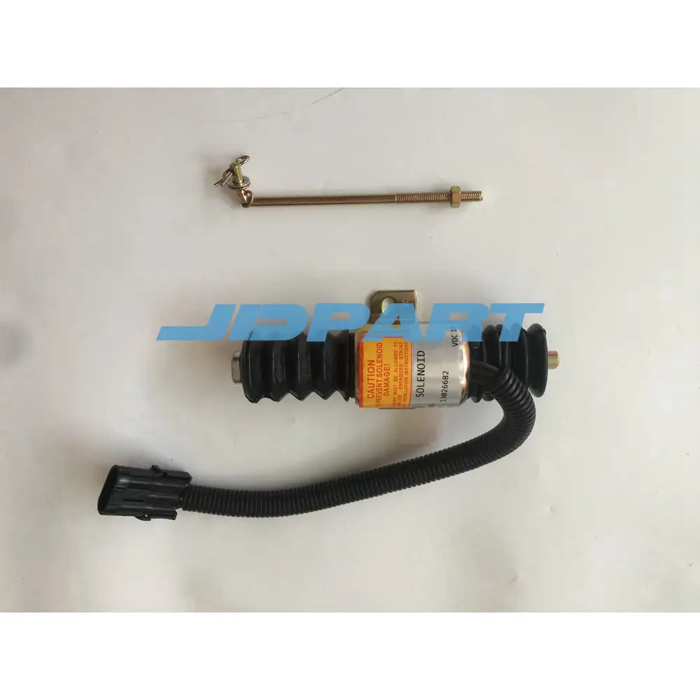 Flameout Solenoid Valve 13026682 Excavator Parts Engine 12V