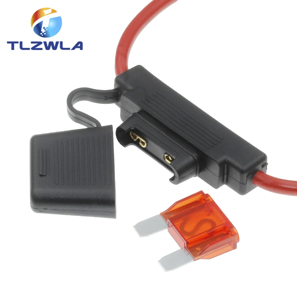 1Set Large Size Insurance Plug Car Waterproof Fuse Box Blade Type In Line Fuse Holder Power Socket 8/10AWG 20A30A50A60A80A100A