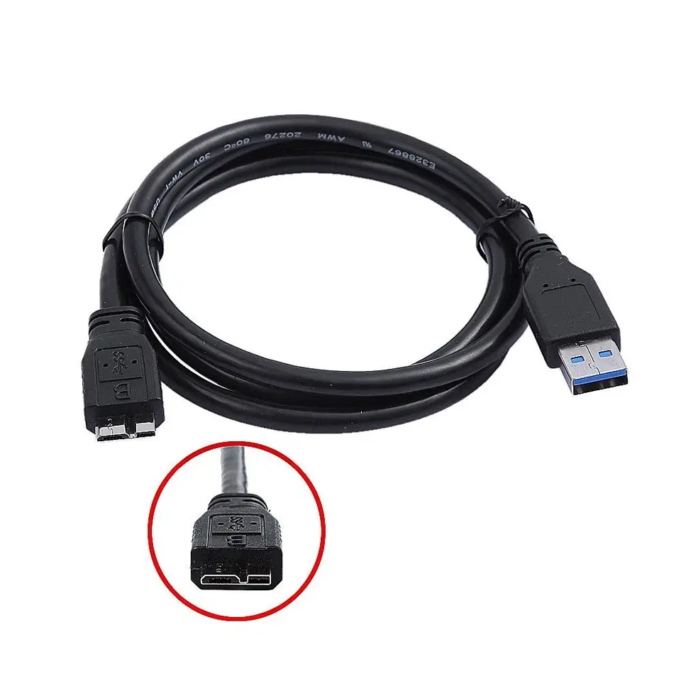 USB 3.0 to Micro-B Interface Cable for Canon EOS 5D Mark IV 5DS