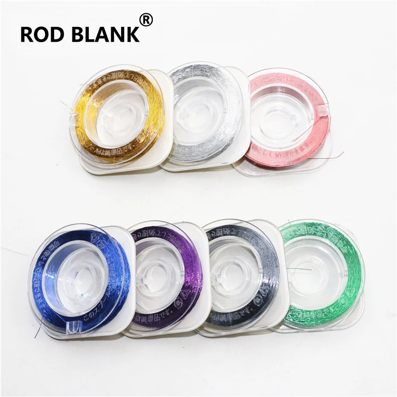 

Заготовка для удочки, 60 м/направляющее кольцо для катушки, нить для завязывания, металлический материал, 7 шт./лот, нить «сделай сам», аксессуары для удочки