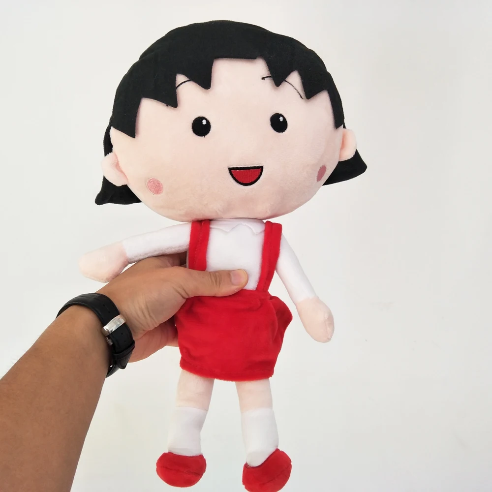 Crianças brinquedos de pelúcia bonito chibi maruko crianças bebê brinquedo de pelúcia menina boneca presente