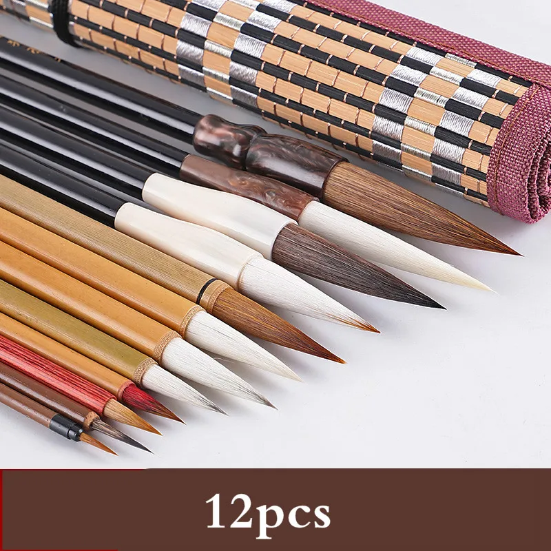 12 шт., ручка-кисть для рисования