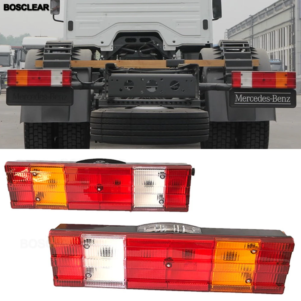 

24V 80 LED Truck Tail Lights Reverse Brake Warning Lorry Bulb Taillamp For Mercedes-benz Actros MP1/2/3/4 0015406270 0015406370