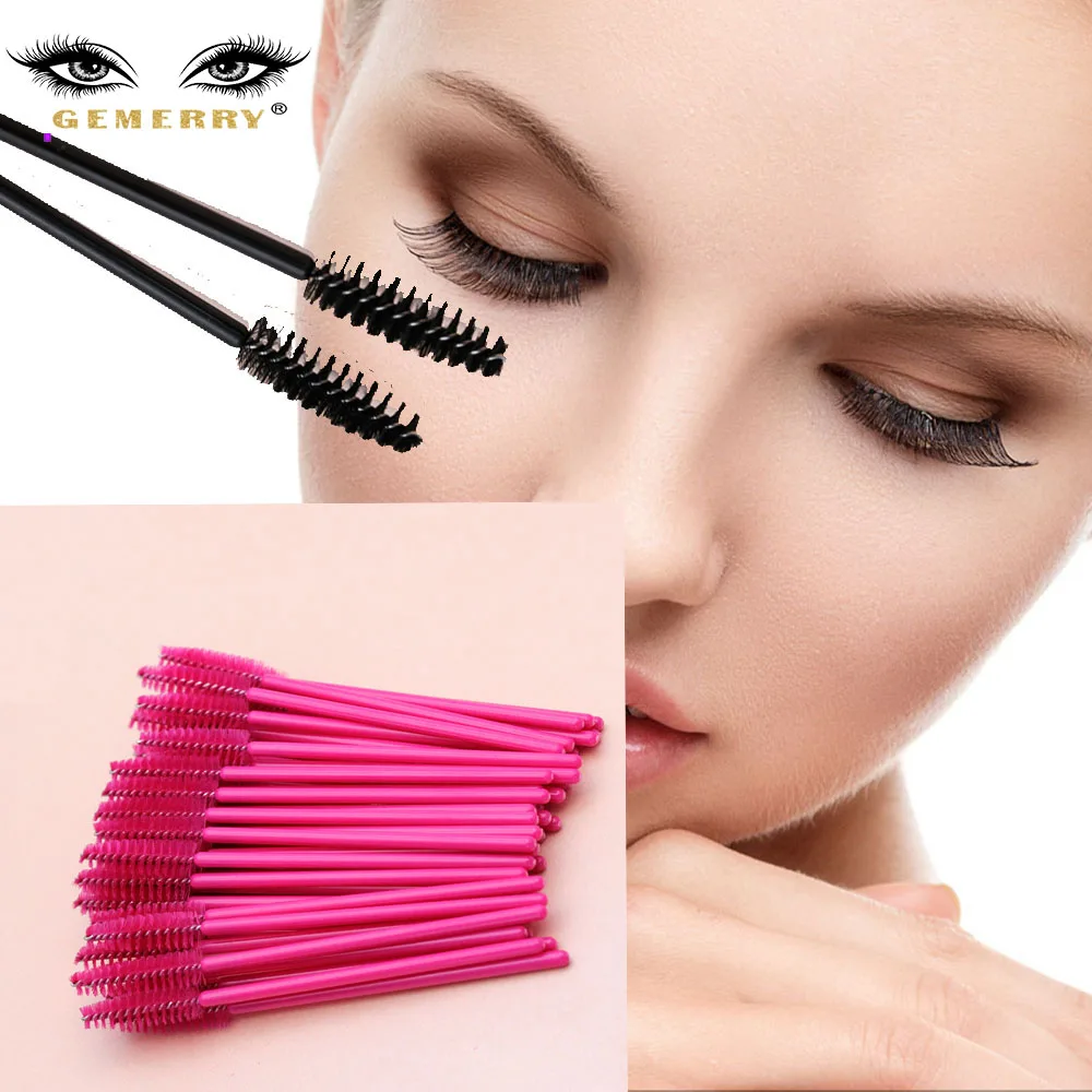 Eight Colors Eyelash Brush Mascara Wands Disposable lash Extension Brushes Applicator Profession Eye Makeup Beauty Eyelashes