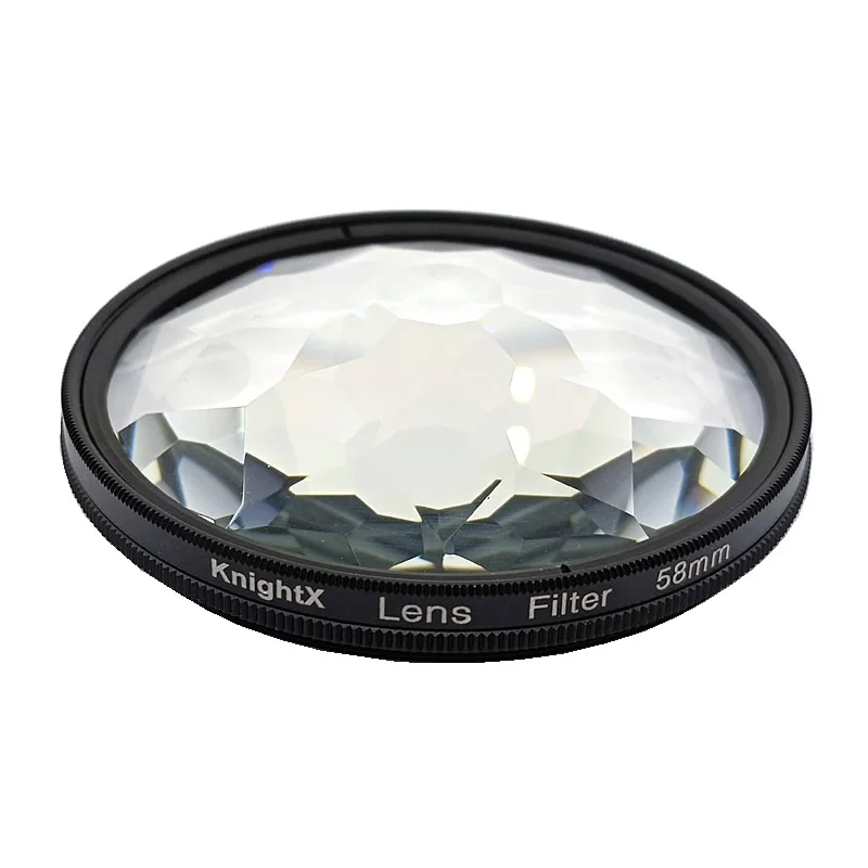 KnightX 49mm 52mm 55mm 58mm 67mm Kaleidoscope Camera Filter Photography Accessories Filters Prism For Canon eos Sony