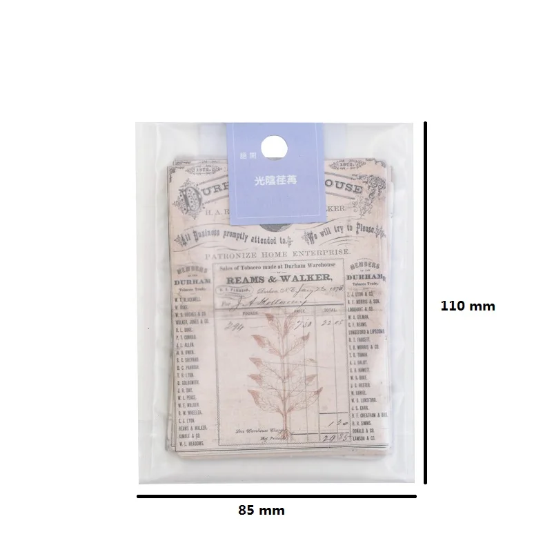 30Pcs Ticket Stempel Serie Kleur Handbook Sticker Retro Briefhoofd Reizen Notebook Sticker Leuke Briefpapier