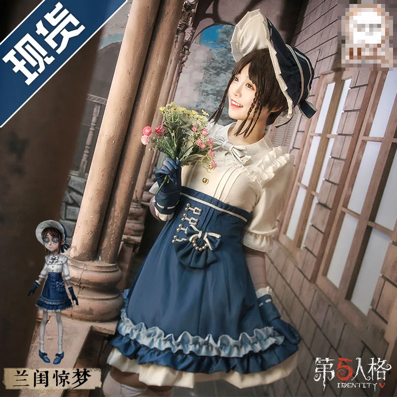 Games Identity V Cos Gardener Emma Woods Costume Sweetie Lolita Cute Women's Dress Party Daily Dress