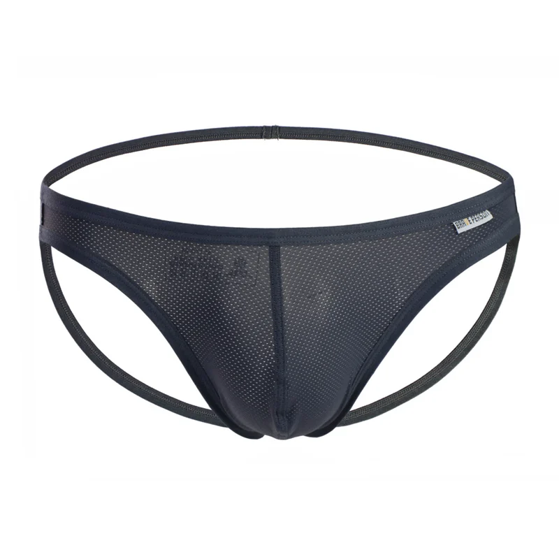 Brave Person-tangas de marca para hombre, ropa interior Sexy, suspensorio de malla transpirable, calzoncillos, Bikini, bragas, B1147