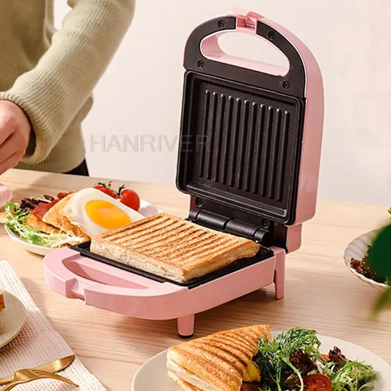 220V Multifunctional 650W Electric Sandwich Maker Breakfast Machine Egg Cake Oven Sandwich Electric Waffle Maker Toaster Machine