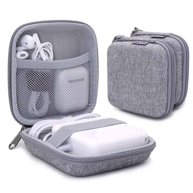 Computer Accessories Storage Package Portable Hard Headphone Case USB Cable Storage Organizer Pouch Box SD TF Cards