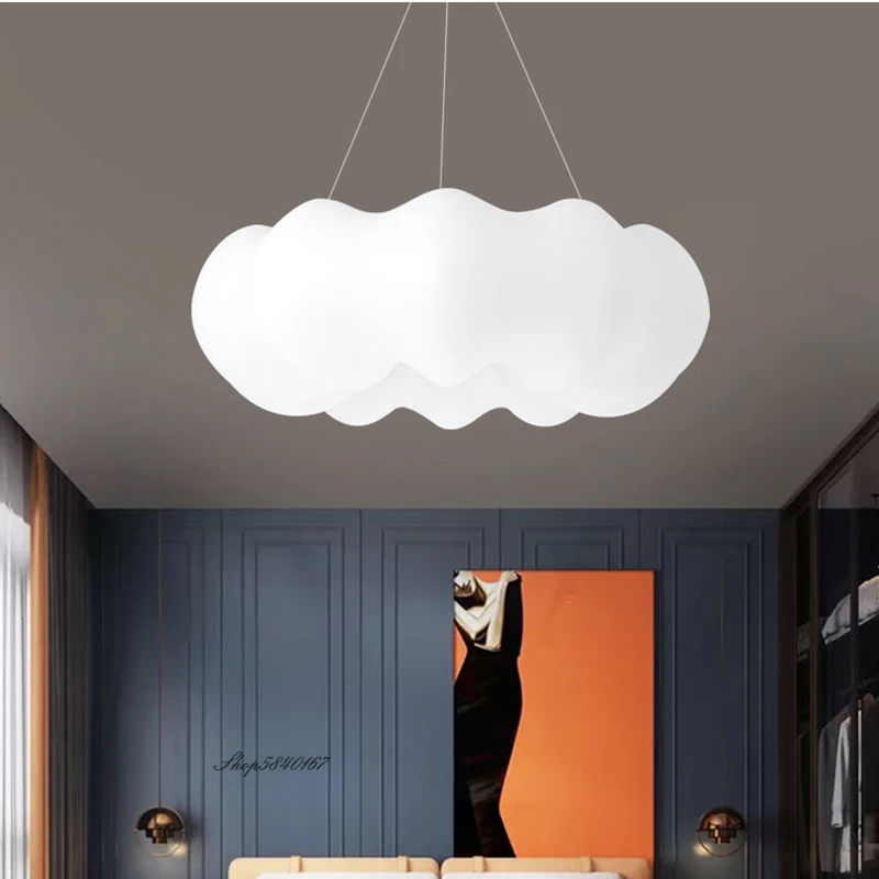 

Modern Led Could Lamp Pendant Lights Nordic Designer Hanging Lamps for Living Room Bedroom Cafe Restaurant Suspension Luminaire