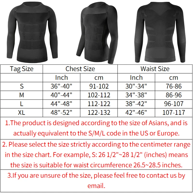 Men Body Shaper Slimming Shapewear Waist Trainer Belly Shapers Reductive Strip Compression Shirt Abdomen Slim Corset Sleeve Top