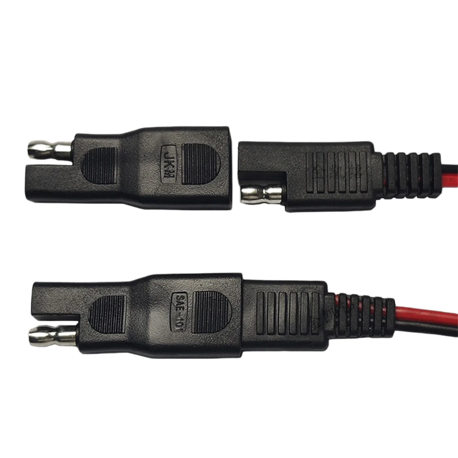 Connecteur adaptateur de câble SAE à SAE pour panneaux automobiles, 2 pièces, Extension de polarité inversée, déconnexion rapide