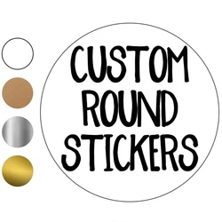 3-10CM Custom Sticker and Customized Logos Wedding Birthdays Baptism Design Your Own Stickers Personalize Stickers adhesive