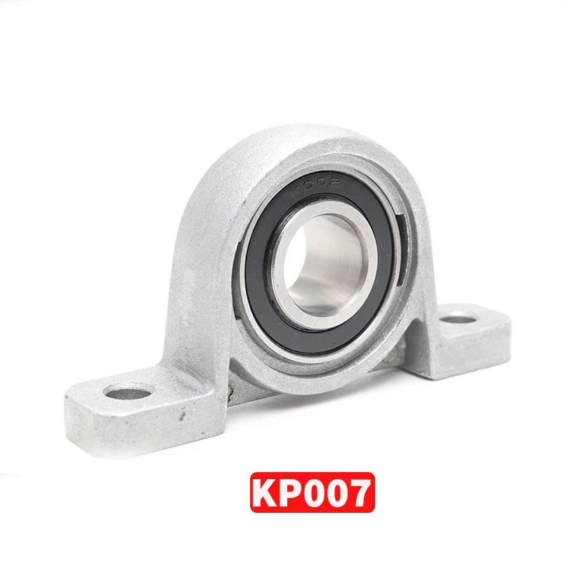 KP007 2PCS Horizontal Vertical Bearing KP07 Lead Screw Support Mounted Ball Pillow Zinc Alloy PillowBlock KP007 35mm