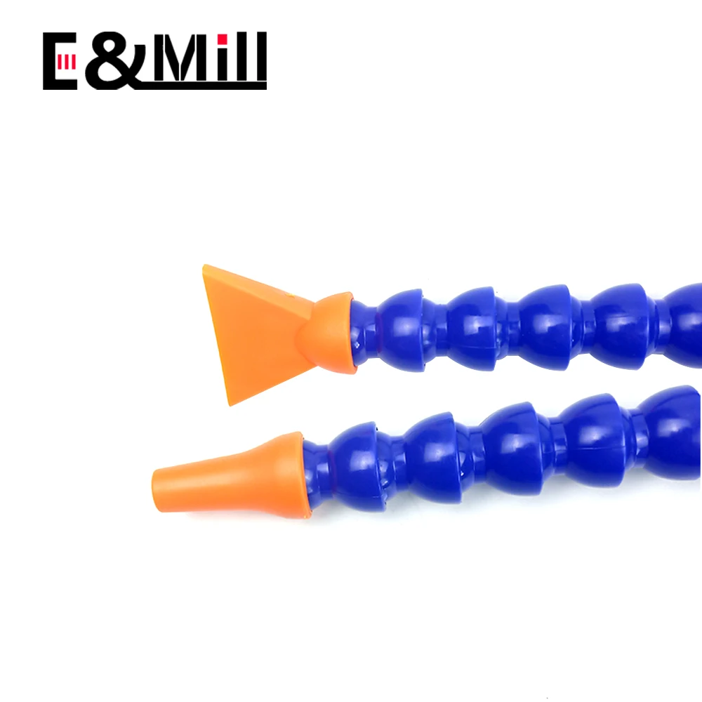 1/4 3/8 1/2 PT Pipa Pendingin Minyak 300/400/500/600/700Mm Nosel Bulat Nosel Datar Y-pipa Plastik Fleksibel Pipa Pendingin Minyak Air