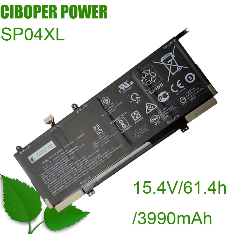 CP แบตเตอรี่ของแท้ SP04XL 15.4V/61.4WH/3990MAh สำหรับ X360 13-AP0000NA AP0609NZ AP0079TU L28764-005 HSTNN-OB1B L28538-AC1 Q203 Q204