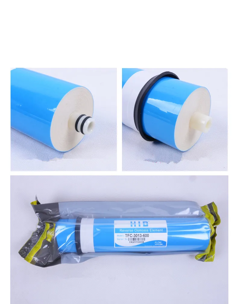 4 o filtro da osmose reversa de pcs600gpd escondeu a membrana 3013-600 dos filtros de água dos cartuchos do sistema do ro filtra a membrana