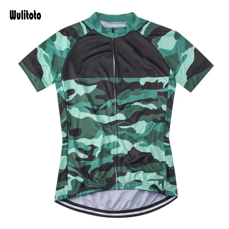 WULITOTO The New summer Mountain Bike Short Sleeve Breathable MTB Cycling Jersey For Men