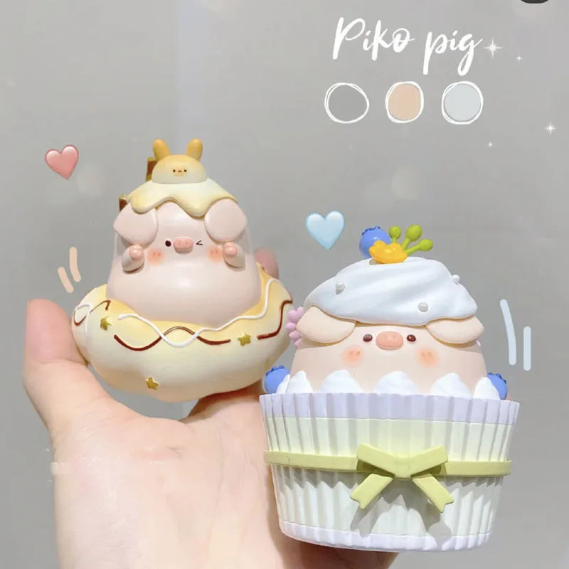 

Piko Pig Dessert Blind Box Toys Mystery Box Original Action Figure Guess Bag Mystere Cute Doll Kawaii Model Gift