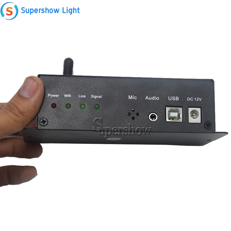 Imagem -05 - Sistema wi fi Led Dmx 512 Controlador Conversor por Android ou Ios Sistema wi fi Multi Ponto Controlador Dmx Novo