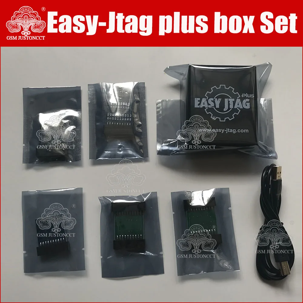 2024 New version Easy Jtag plus box +EASY JTAG /UFI/MEDUSA ISP Adapters E-MATE X EMMC BGA 13 IN 1 SOCKE