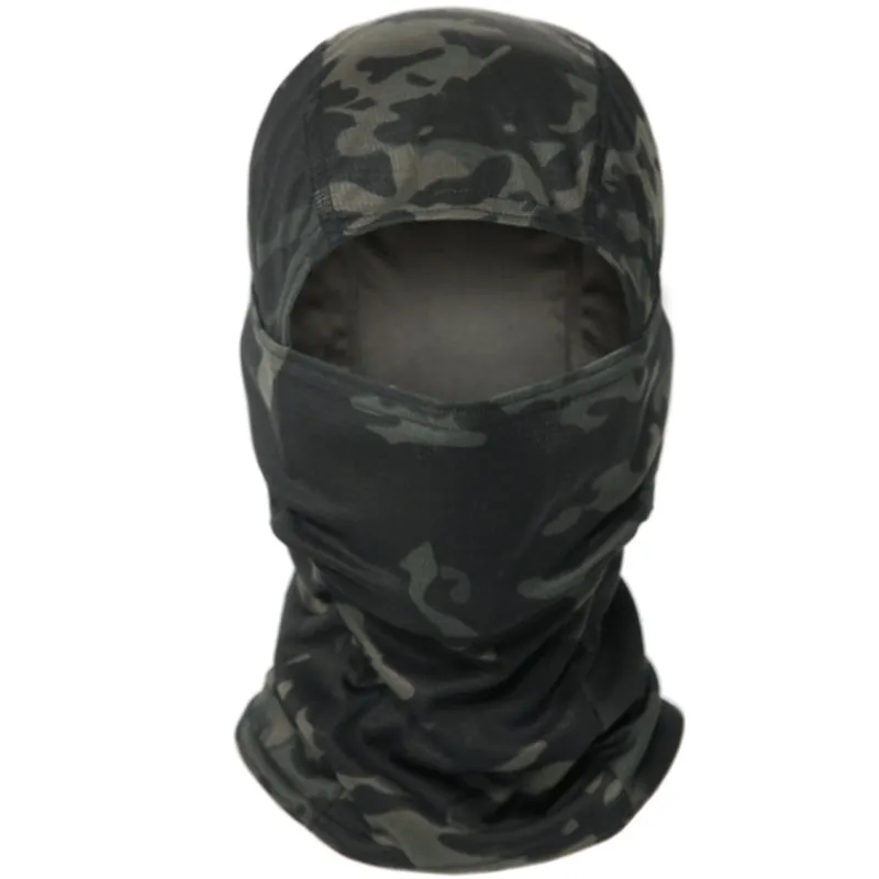 Kamuflaż maska pełna twarz odkryty polowanie rower polowanie polowanie armia hełm wojskowy podszewka Tactical Airsoft Cap