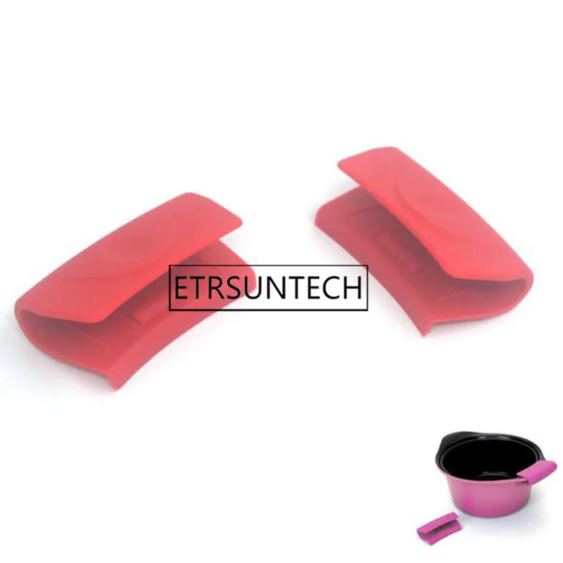 

100pairs Silicone Heat Insulation Oven Mitt Glove Casserole Ear Pan Pot Holder Resistant Oven Grip Anti-hot Pot Clip