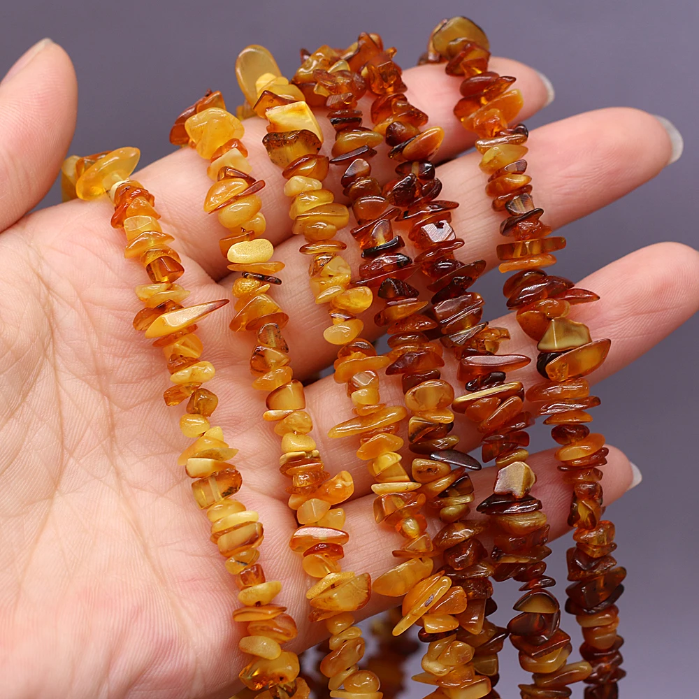 Natural stone semi-precious stone red yellow amber irregular shaped stone For Jewelry Making DIY Earring Necklace Accessories