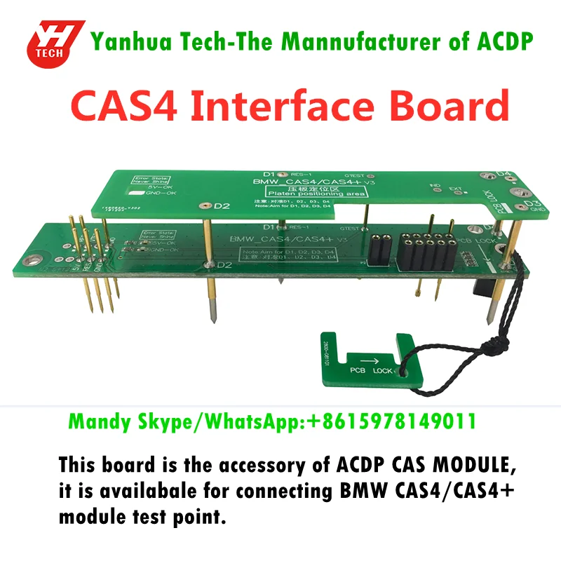 Yanhua mini ACDP CAS1/CAS2/CAS3/CAS3+/CAS4/CAS4+ /BMD01 interface board adapter for BMW CAS module