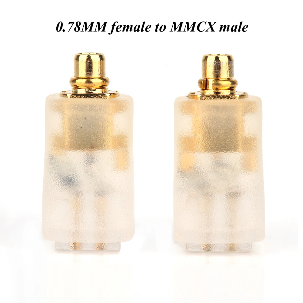 محول سماعة الرأس MMCX 0.78 مم إلى MMCX QDC EXK ie8 HD650 MH334 HD580 ER4SR EX1000 UE18 ER4P IE400 IE40