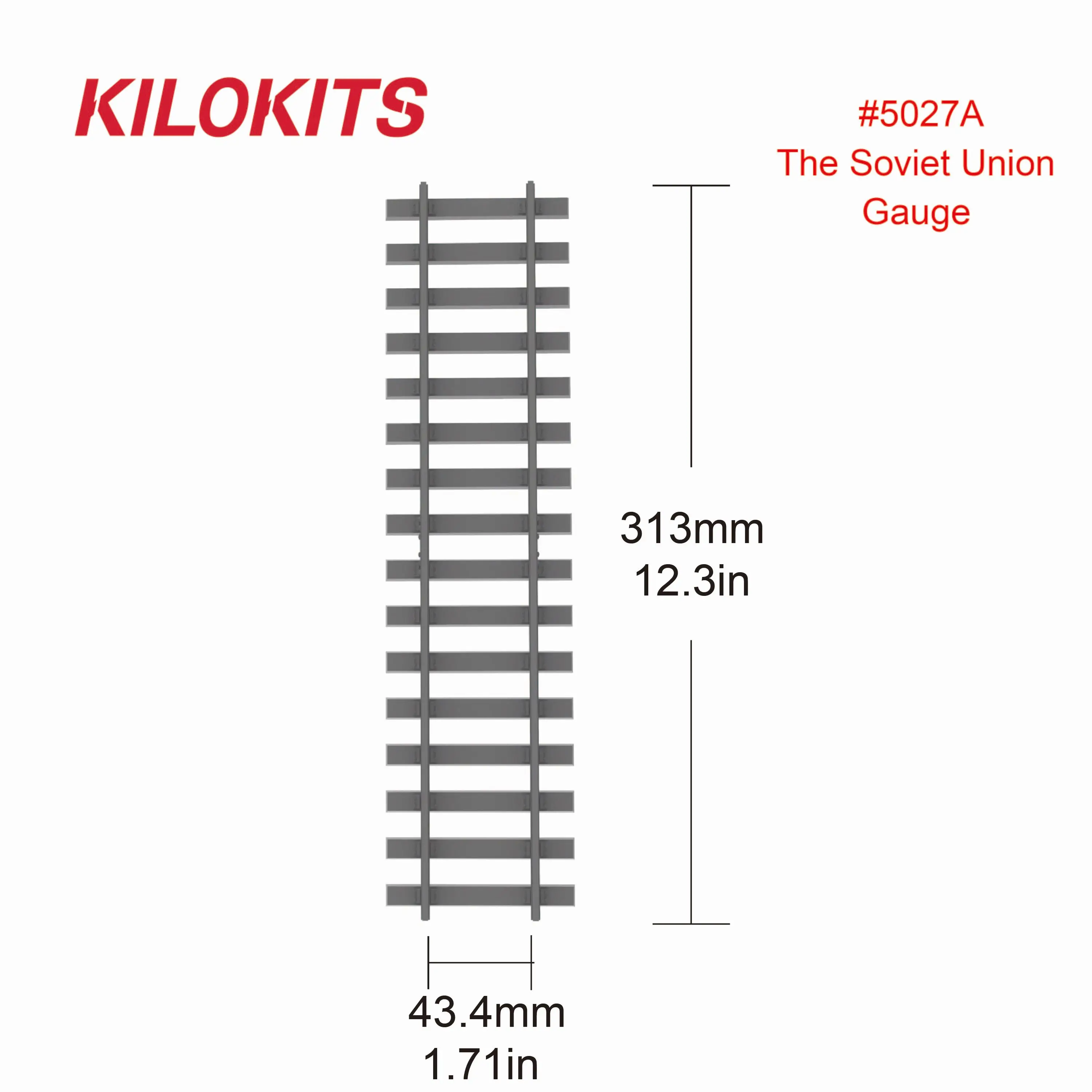 1/35 Military Plastic Railway Tracks The Soviet Union Gauge Unpainted Layout DIY Dioramas Model Building Accessories Kits