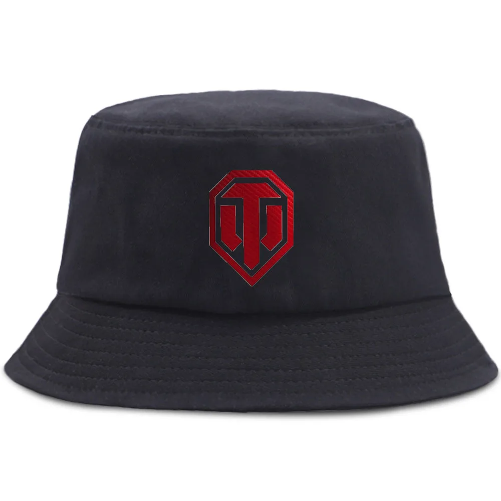 

World of Tanks Unisex Cotton Bucket Hat Panama Kids Bucket Cap Fashion Women Men Teenager Hip Hop Harajuku Fisherman Hat