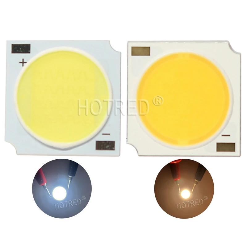 COB LED chip light-emitting Diode Epistar 1215 1313 1919 Integrated SMD 3W 7W 20W  Light Bead for Bulb Ceiling spotlight DIY