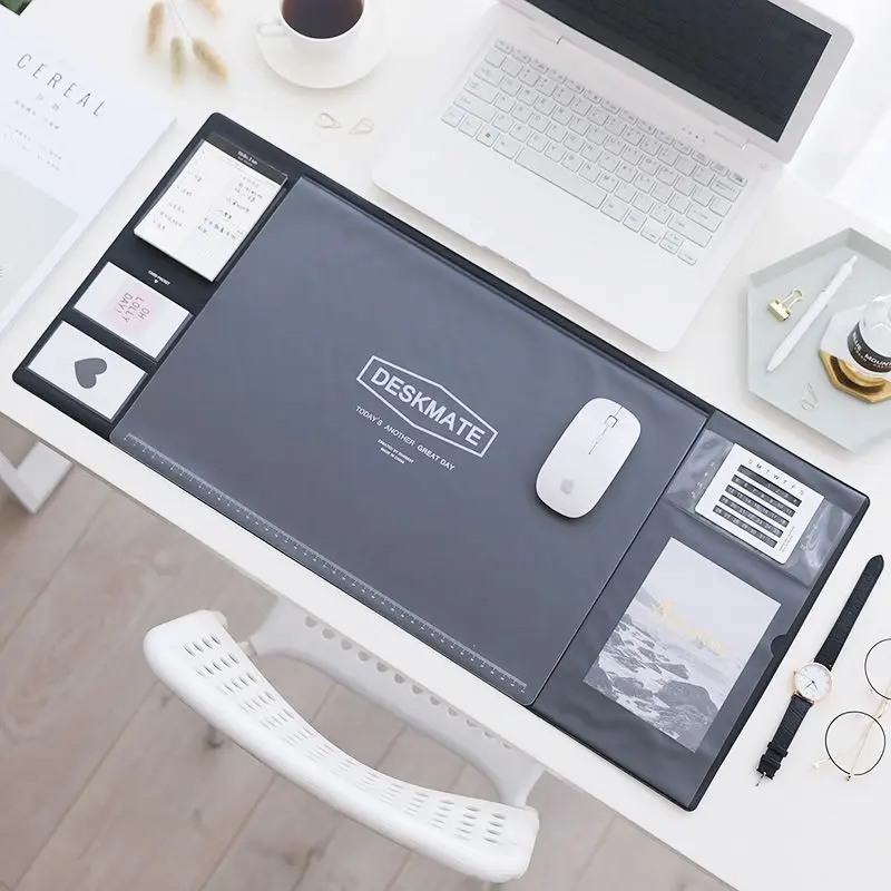 Large Pu Mouse Pad Student Writing Pad Office Computer Desk Mat Laptop Cushion Desk Organizer