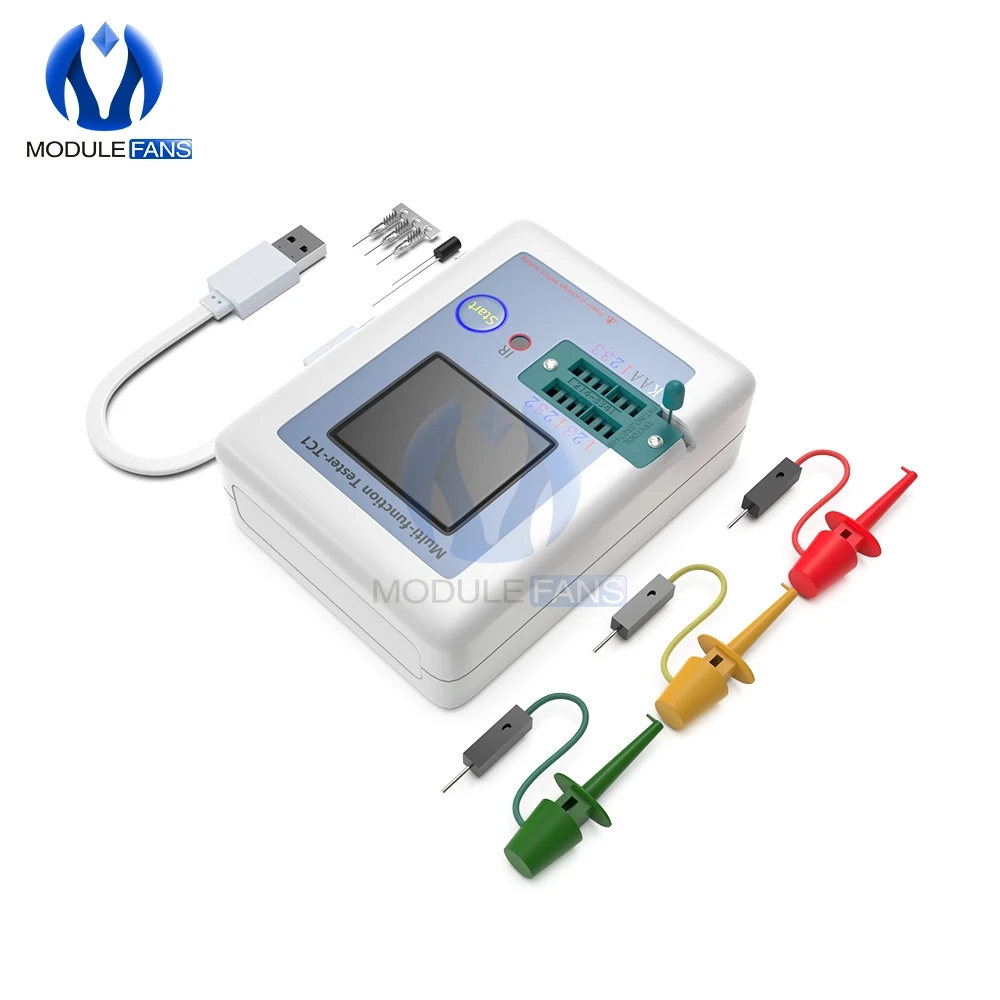 Multifunktionale LCR-TC1 3,5 Zoll 160X128 Bunte Display TFT Hintergrundbeleuchtung Transistor Tester Für Diode Triode Kondensator Widerstand – Detail 10