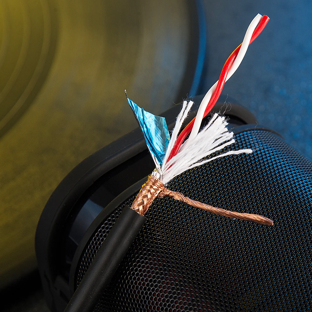 Digizulu HIFI mikrofon Audio kabel instalacyjny drut DIY z XLR Speakon RCA AUX 6.35mm Jack dla wysokiej klasy wzmacniacz miksujący