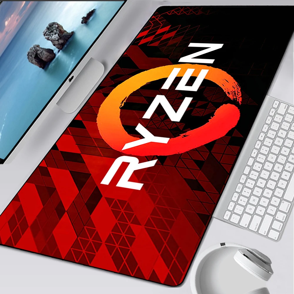 RYZEN Large Gaming Mouse Pad XXL Computer Office Mousepad PC Gamer Mouse Mat Laptop Mausepad Mouse Carpet Keyboard Mat Desk Pad