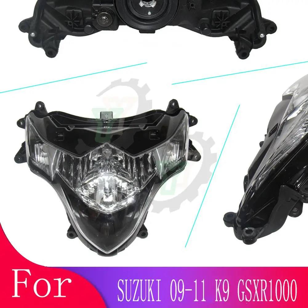 GSX-R Motorcycle Accessories Front Headlight Headlamp Head Light Lighting Lamp For SUZUKI 2009 2010 2011 K9 GSXR1000/GSXR 1000