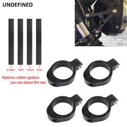 33MM-58MM Motorcycle Headlight Bracket Mount Clamps Front Fork Tube Support Holder For Harley Cafe Racer Bikes Bobber Universal