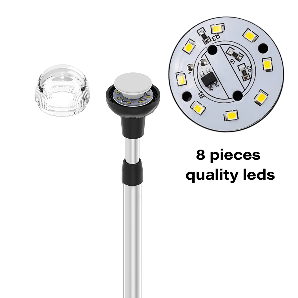 Luz LED de navegación telescópica 12V para embarcaciones de recreo - imagen 3