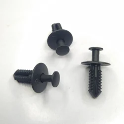 10/20/50PCS Auto Fender Bumper Leaf Plate Lining Fixed Clamp Grille Plastic Fastener For BMW Opel Mercedes-Benz Screws Clip